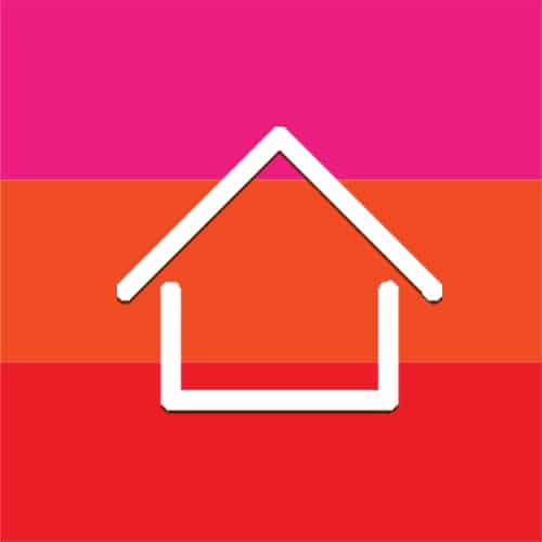 סימן הבית בצבעי הלוגו החדש