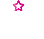 תמונת עיצוב של כוכבים עם רקע לבן לכרטיס הביקור